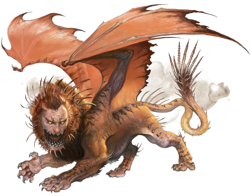 Picture of a Manticore